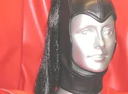 Leather Ponytail Hood